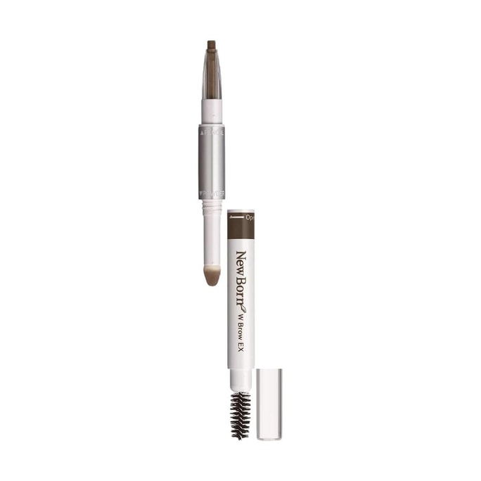 NEW BORN EX Eyebrow Mascara And Pencil #B8 Ash Brown 1pc