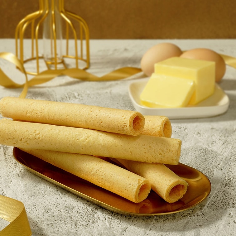 Macau Specialty Butter Egg Rolls, 618g Gift Box | Handmade Old-fashioned Pastry, Crispy with Rich Egg & Butter Aroma, Authentic Snack or Souvenir 3