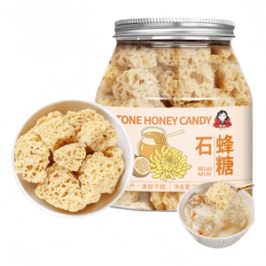 【中国直邮】 颂潮 石蜂糖搭燕窝伴侣糖块清润炖品300g*1罐