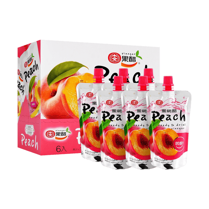 Peach Vinegar Drink 4.73 fl oz*6bags