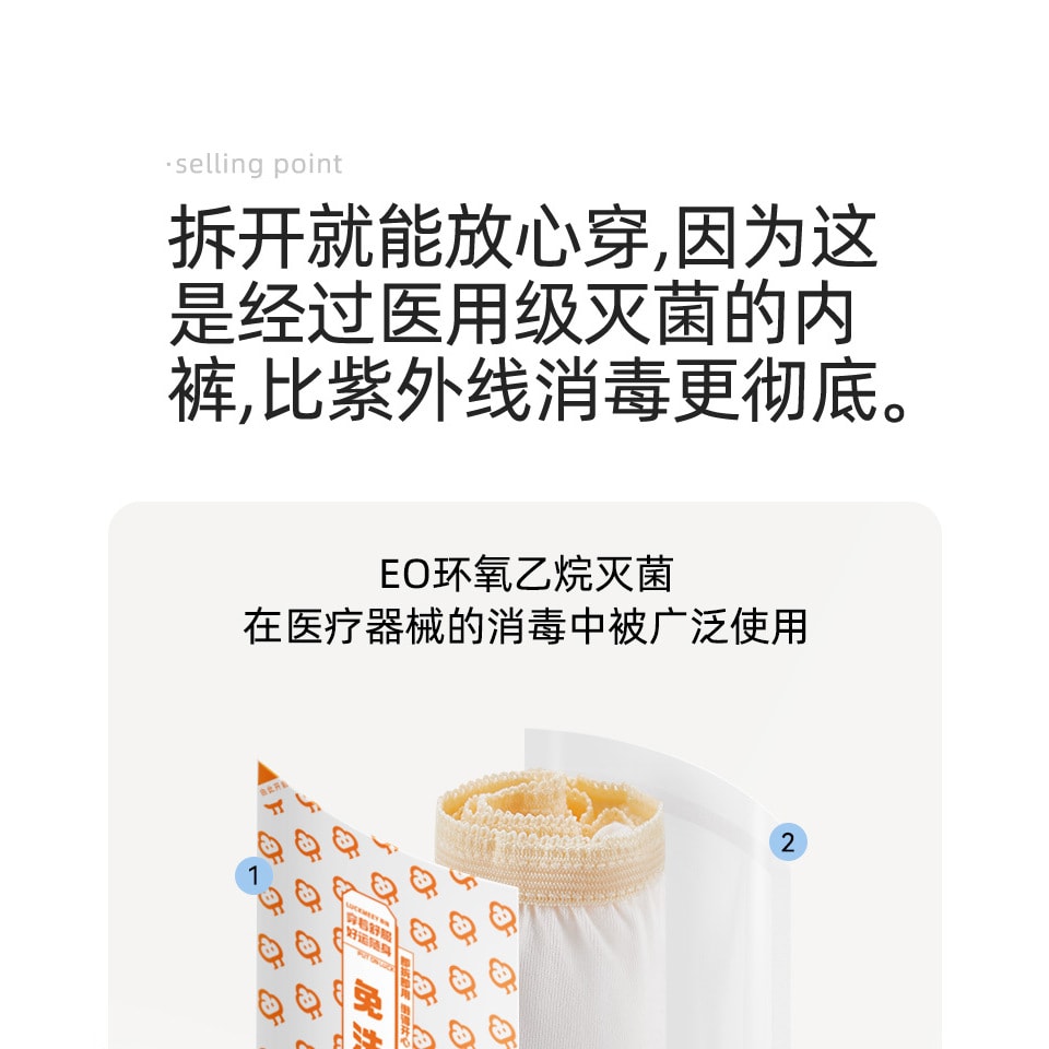 幸棉7條裝M碼日拋褲拋棄式免洗內褲女純棉抗菌月經孕婦旅遊便攜旅行