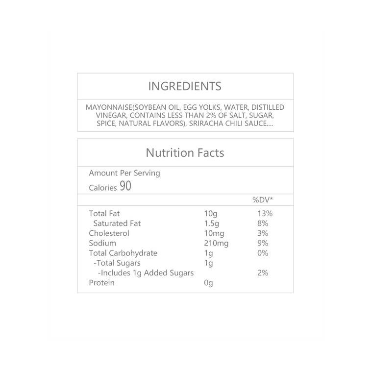 스리라차 마요 스프레드 및 드레싱 - 마요네즈, 15 fl oz 【샌드위치, 과일, 야채 샐러드 및 버거 소스용】 4