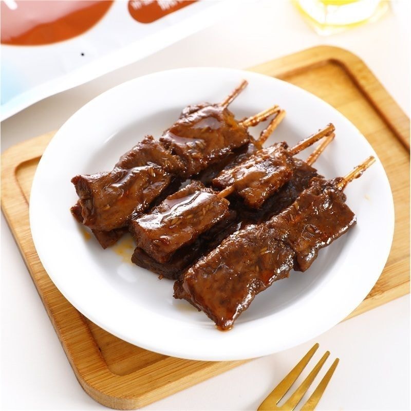 Vegetarian Lamb Skewers, Plant-Based, Vegan, Spicy Flavor, 130g*1 Bag