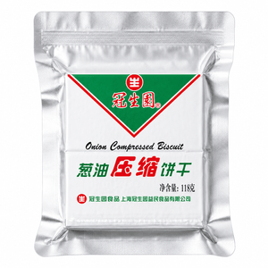 Compressed Biscuit Scallion Flavor 118g [Bullet Point] [Outdoor‑ready filling meal substitute]