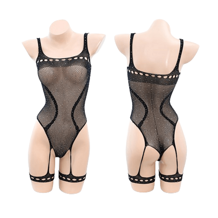 Starry hot diamond see-through jumpsuit sexy underwear adult sex sexy fishnet stockings - Yami.com Starry hot diamond see-through jumpsuit sexy underwear adult sex sexy fishnet stockings - Yami.com
