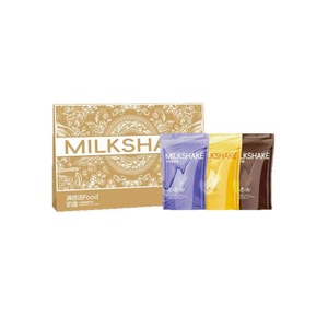 Sparrow Bee Milk Shake Exercise Light Meal Replacement Powder Dietary Fiber Grain Nutritional Protein Milk Shake 1 Box 6 Bags (210g) (Banana Milk * 2+Raw Milk Conus Mud * 2+Lava Cocoa * 2)