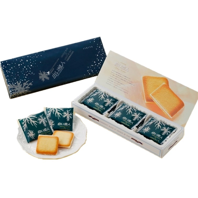石屋製菓（日本） - 白い恋人（ホワイトチョコレートビスケット）、9枚入りパック。石屋製菓で最も人気のある商品です。 4
