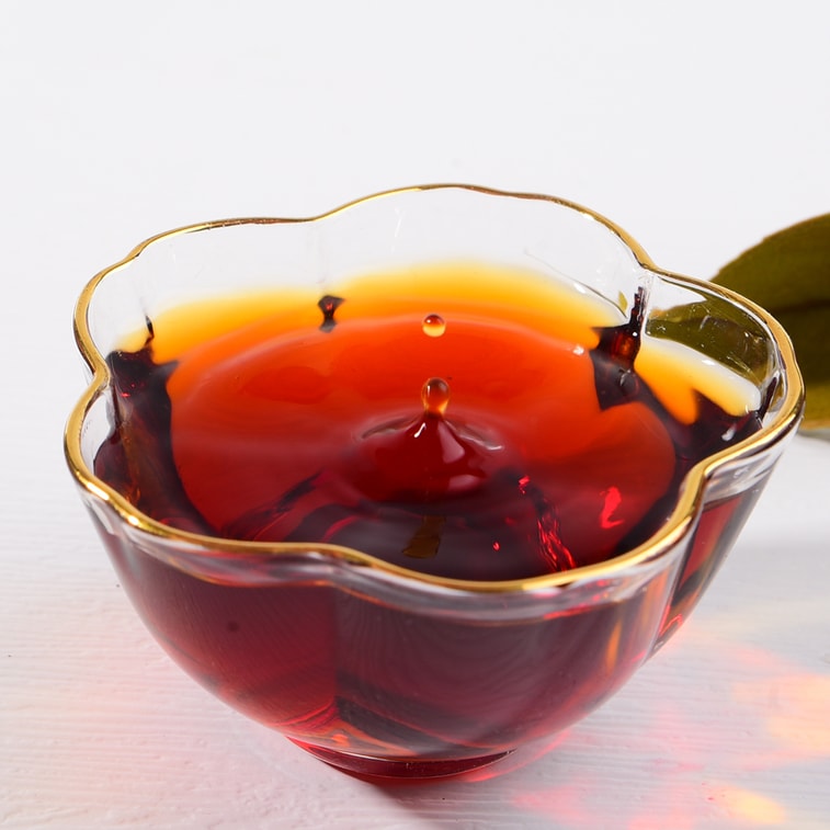 仁馨昌雲南プーアル茶 熟茶ケーキ 2020 南西の魅力 357g 孟海風味 熟プーアル茶 7