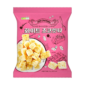 涞可 白巧克力味小方块 65g【酥脆香甜】【浓郁奶香】