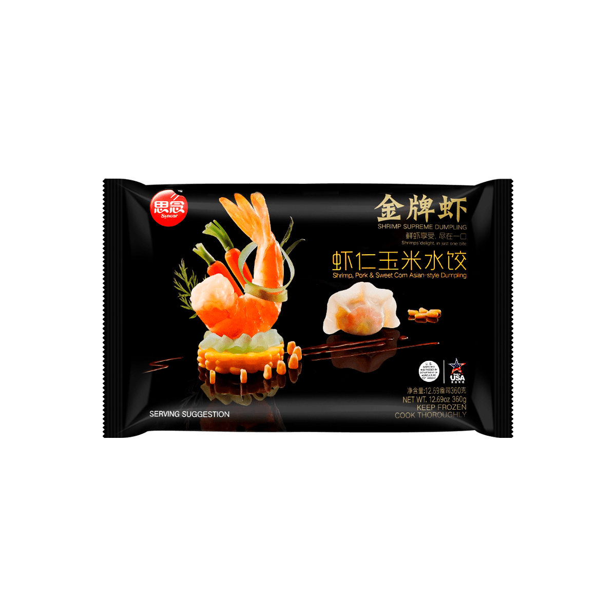 冷冻思念金牌虾虾仁玉米水饺360g怎么样