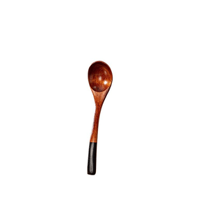 Japanese Lacquerwood Black-Handled Soup Spoon 18cm * 1 Piece