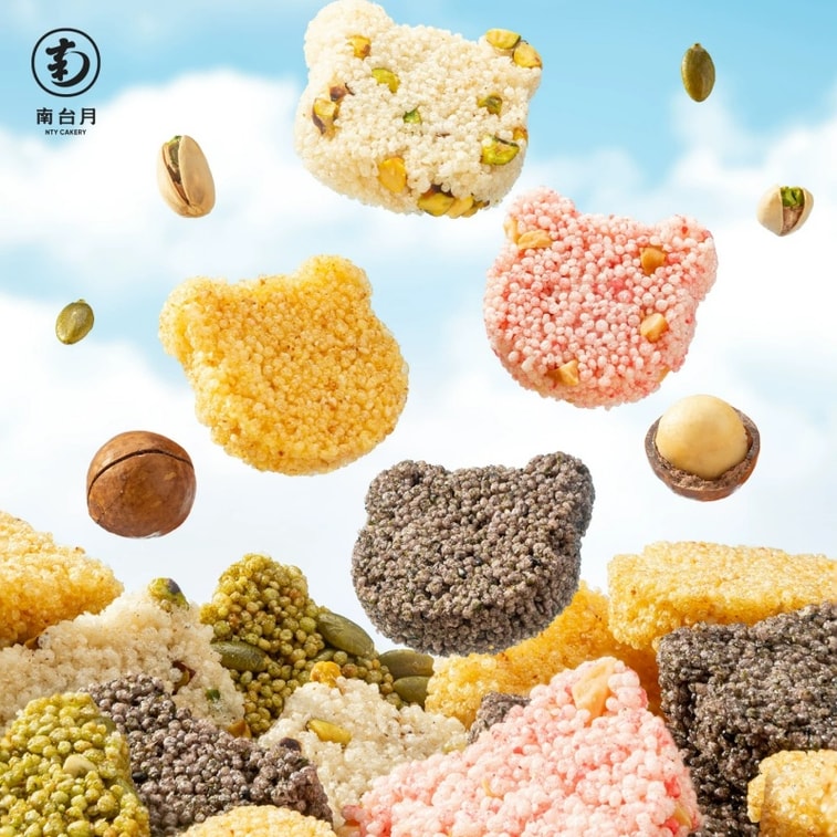 Mung Bean Matcha Crispy Puff Low Sugar Bittersweet Green Tea Earthy Sweet Bean Aroma Light Crunchy Snack 100g 3