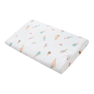 Nest Designs Baby Foam Pillow With Pillowcase Bamboo Jersey Ice Cream Summer S 45x30cm