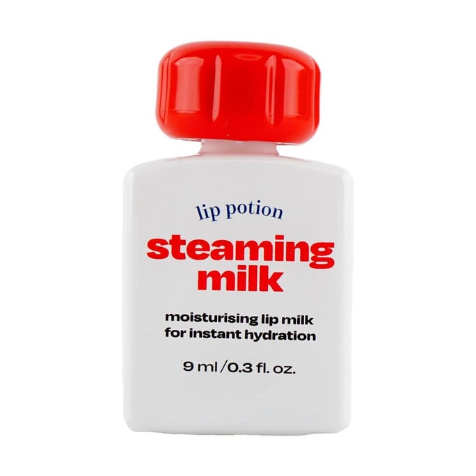 スチームミルク モイスチャライジング リップ エッセンス インスタント 水分補給用 リップ バーム 0.3 液量オンス