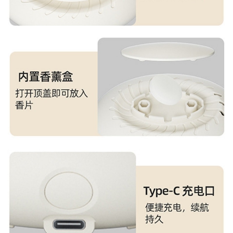 【中國直郵】 榮事達 冰箱除味器臭氧消毒除臭器香薰除異味果蔬保鮮機淨化器 米黃色 一個裝