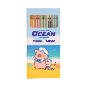 Lulu Pig collaboration  Ceramic chopsticks, Ocean Series, set of 5 pairs