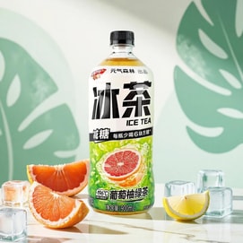 GF Zesty Grapefruit Low Sugar Iced Green Tea ,30.43 fl oz *6【6 Pack】