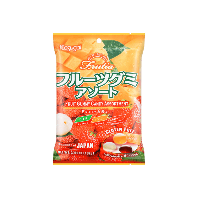 Fruit  Jelly Gummy Candy Assortment 102g