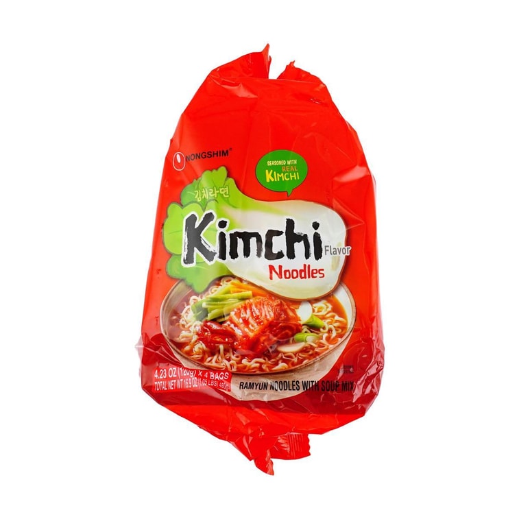 韓國NONGSHIM農心 韓式辣白菜拉麵 湯麵泡麵 4連包 480g 6