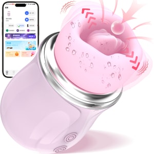 Yayle Smart Remote Control Suction and Vibrator, Silent Multi-Mode, Insertable Design - Mobile APP Remote Control - Adult Sex Products for Women