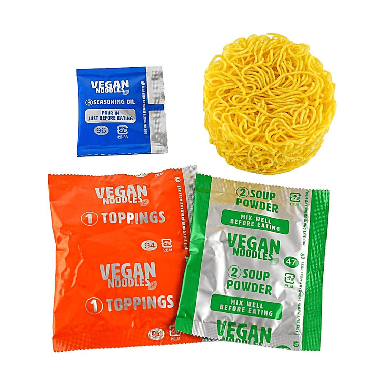 Vegan Noodles Hot and Sour Ramen ,1.97oz 【Non-Animal Ingredients Sura Tanmen】 5