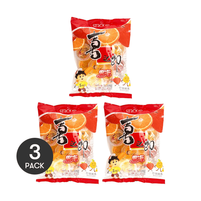 Mixed Jelly,12.6 oz *3【3 Packs】