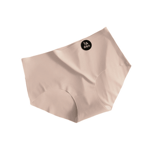 Unmarked Mulberry Silk Underwear Sports Yoga Ice Silk Underwear Cameo Brown 3 Pairs L