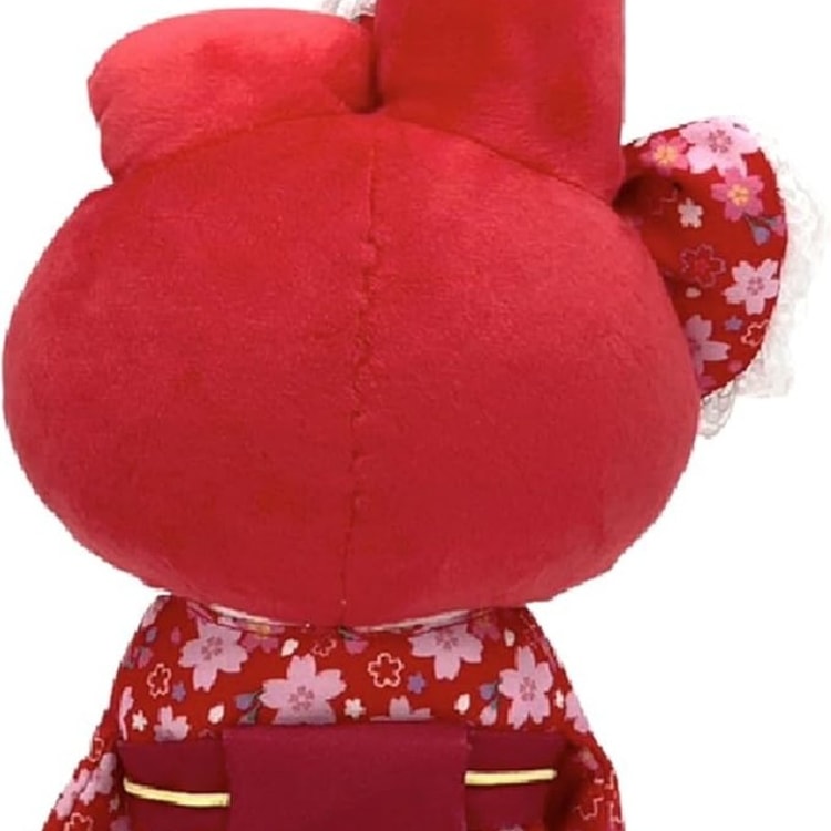 マイメロディ ぬいぐるみ 赤 SANRIO サンリオ 日本地域限定版 桜と和風