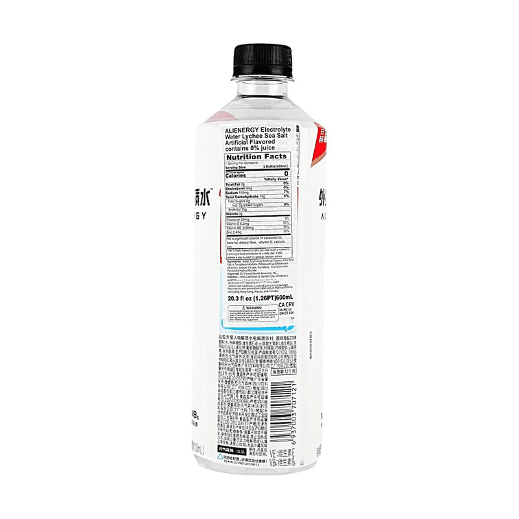 에일리언 전해질 음료 리치 씨솔트 맛, 20.28 fl oz【설탕 0g, 지방 0g, 칼로리 0kcal】 6