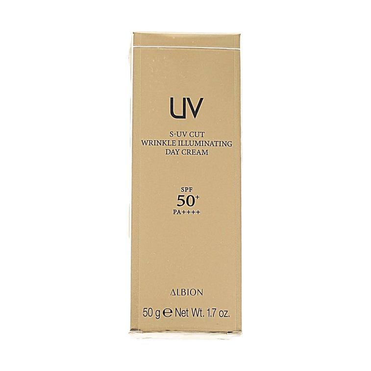 ALBION S-UV Cut Wrinkle Illuminating Day Cream SPF50+ PA++++ 50g【UV Protection + Anti-Wrinkle + Brightening Triple Care】 4