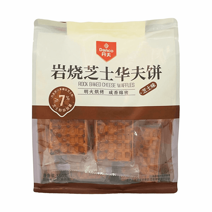 Danfu Rock-Baked Cheese Waffles, 350g