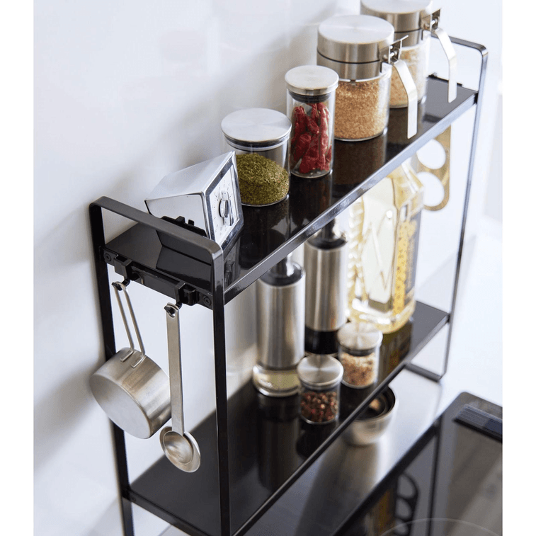 Two-Tier Countertop Rack - Steel Black 12