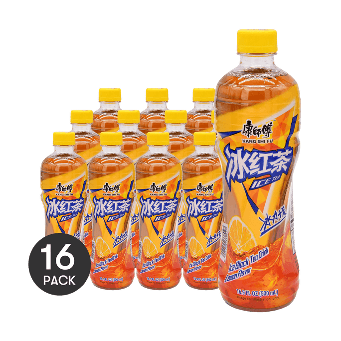 康师傅 冰红茶饮料 柠檬口味 500ml *16【16份超值装】