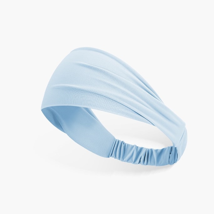 Absorbent Sport Headband Women Hair Bands s Blue