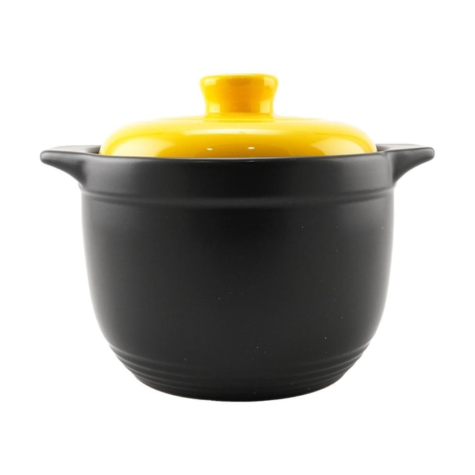 苏泊尔SUPOR 新陶养生煲 大容量砂锅煲 黄盖4.5L