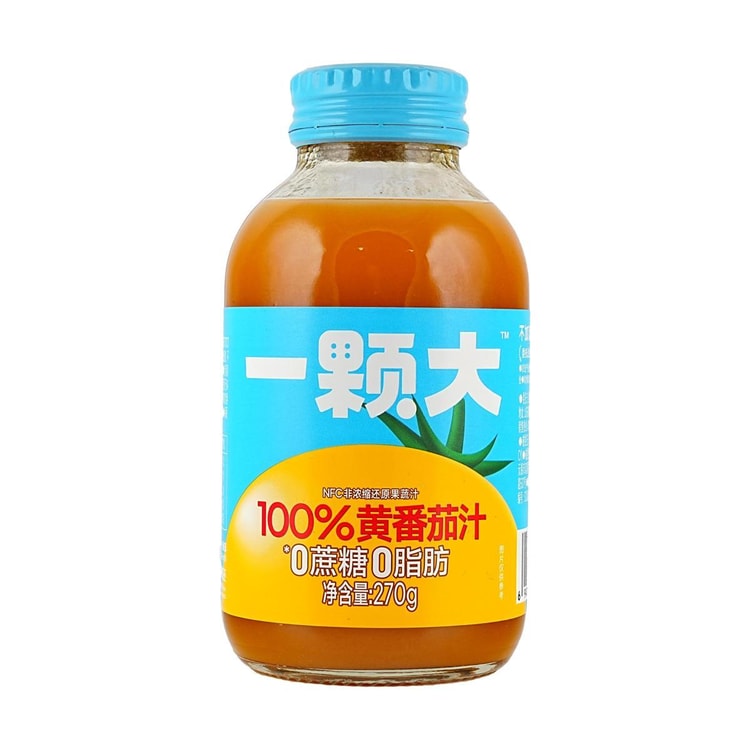果物 youmy 一颗大100%黄番茄汁NFC果蔬汁268g【配料表只有黄番茄】【酸甜可口清爽