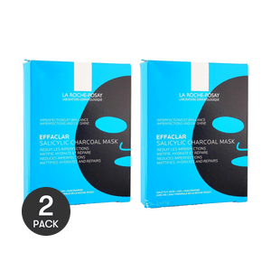 クリアアクネピュリファイングトナー＆サリチル酸リペアリングマスク - ブラックシートマスク 5枚/箱×2【バリューパック】