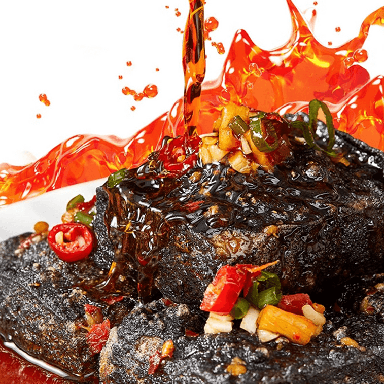 黑色經典 長沙臭豆腐 辣味 120g【湖南認證!!】【長沙烏地產】 8