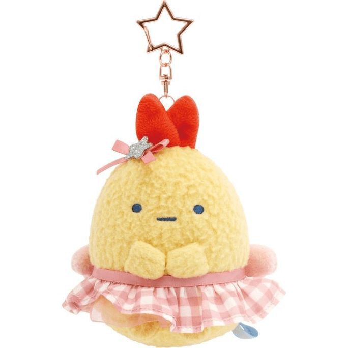 Corner Creature Dream Tail Series Star Buckle Plush Pendant [fried Shrimp] 1 piece