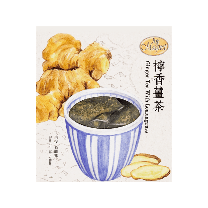 台湾MAGNET曼宁 柠香姜茶 3g x15包入
