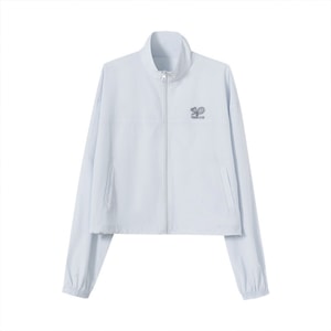 [중국 직배송] HSPM 오리지널 원사 자외선 차단 경량 속건성 스포츠 가디건, 아이스 블루, 사이즈 M, 1개