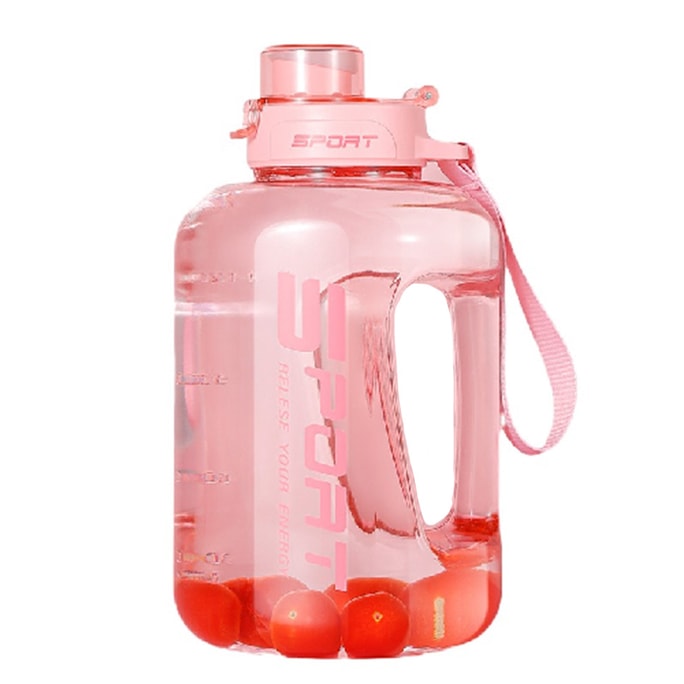 Gym Water Bottle 1.7L #Sakura Pink