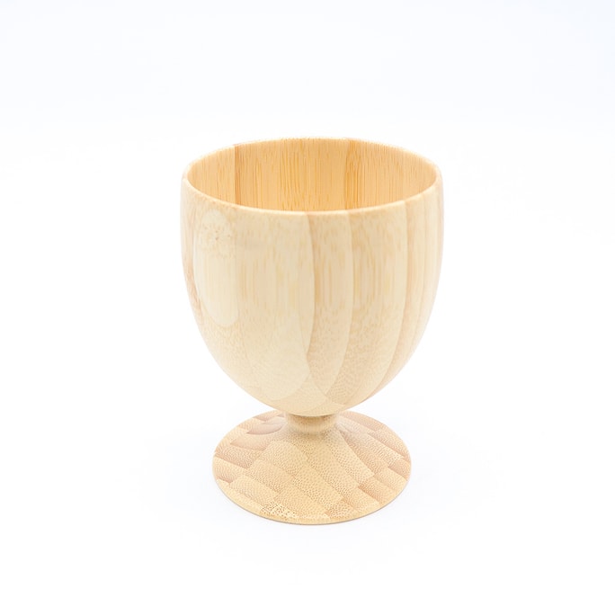 Japan Goblet Glass <White> Dishwasher-safe Bamboo Cup