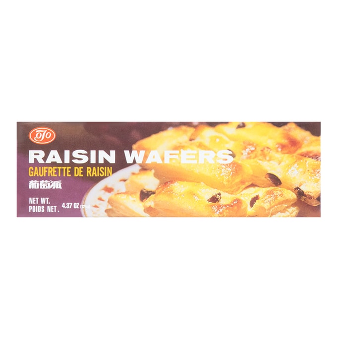 Raisin Gaufrette Wafers - Crispy Treat, 4.37oz