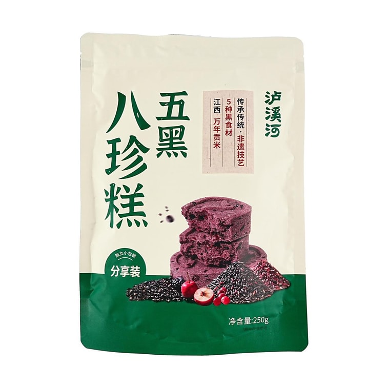 오흑팔보케이크 240g (8.8oz)【전통 중국식 영양 과자】 5