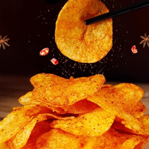 滇二娃 土豆片 原切马铃薯片 麻辣味 80g【农科院研发】【云南特产】