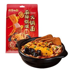 【中国直邮】 有你一面 麻辣销魂火锅面牛油麻辣汤速食265g*2袋
