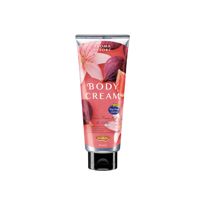 AROMA RESORT Body Cream #Renew Time Fig &Lily 170g