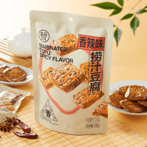 盒马 捞汁豆腐 香辣味 158g【盒马必买爆款零食】【软嫩入味超爆汁】【包装随机发】