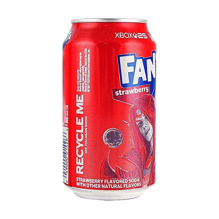 可口可樂 FANTA芬達 草莓口味汽水 355ml【無咖啡因】 6